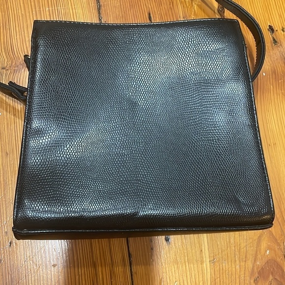 Monet Black Shoulder Crossbody leather bag - Picture 7 of 13